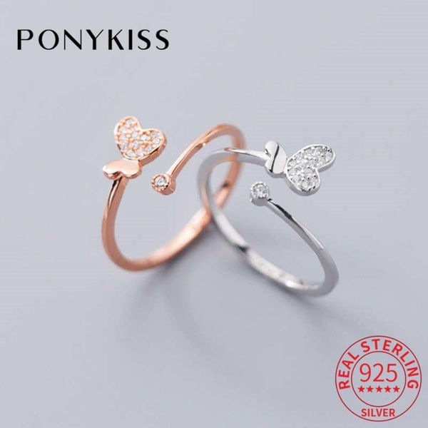 cluster rings ponykiss s925 trendy sterling silver asymmetric butterfly zircon adjustable open ring women fine jewelry accessory party gift, Golden;silver
cluster rings ponykiss s925 trendy sterling silver asymmetric butterfly zircon adjustable open ring women fine jewelry accessory party gift, Golden;silver