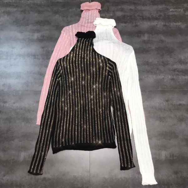 2019 new winter drilling bars elastic qualities turtleneck sweater bottoming t shirt shirt1, White
2019 new winter drilling bars elastic qualities turtleneck sweater bottoming t shirt shirt1, White