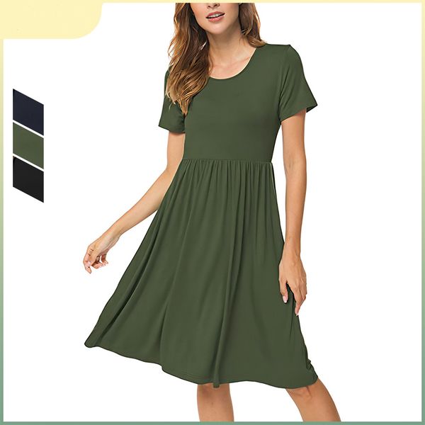 realfine summer dress ga115 fashion comfortable casual dresses for women size s-xl, Black;gray
realfine summer dress ga115 fashion comfortable casual dresses for women size s-xl, Black;gray
