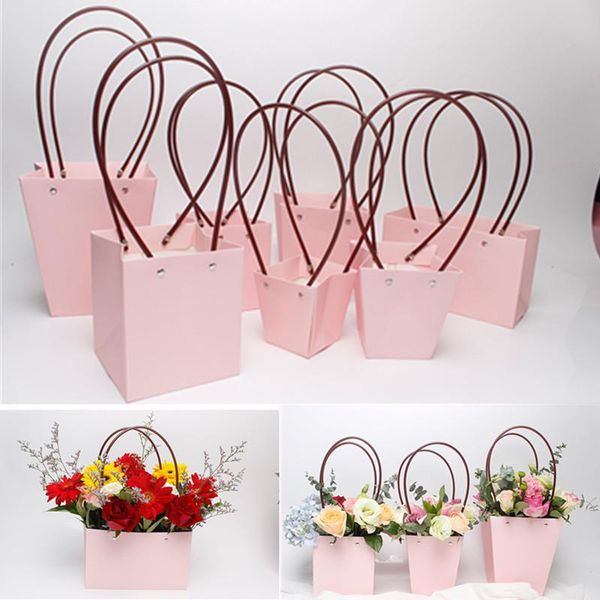 5pcs pink color flower box with handle waterproof bouquet florist gift packing box valentine's day rose boxes party decoration
5pcs pink color flower box with handle waterproof bouquet florist gift packing box valentine's day rose boxes party decoration