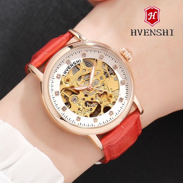 huang shi's new automatic mechanical watch, four leaf clover, korean fashion, women's watch, belt and women's watch, Slivery;brown
huang shi's new automatic mechanical watch, four leaf clover, korean fashion, women's watch, belt and women's watch, Slivery;brown