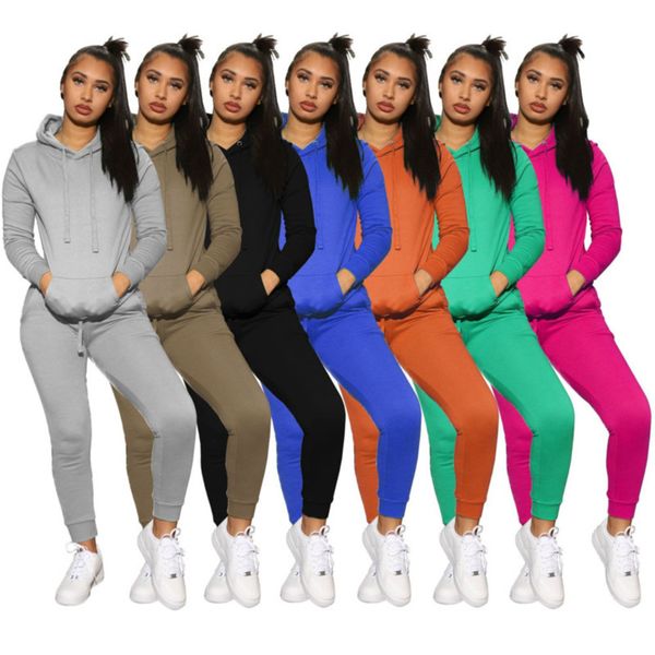 women tracksuits two piece set solid colour hoodie sweater trousers sportsuits ladies new fashion casual jogging suits outfits sportwear, White
women tracksuits two piece set solid colour hoodie sweater trousers sportsuits ladies new fashion casual jogging suits outfits sportwear, White