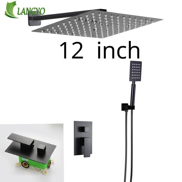 langyo brass black bath shower faucets8 12 rain shower head bathroom shower set diverter mixer valve system wall mounted wmtbgr
langyo brass black bath shower faucets8 12 rain shower head bathroom shower set diverter mixer valve system wall mounted wmtbgr