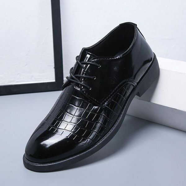 dress shoes british men spring autumn male leather flats business casual mans footwear round toe lace up derby with fur1, Black
dress shoes british men spring autumn male leather flats business casual mans footwear round toe lace up derby with fur1, Black
