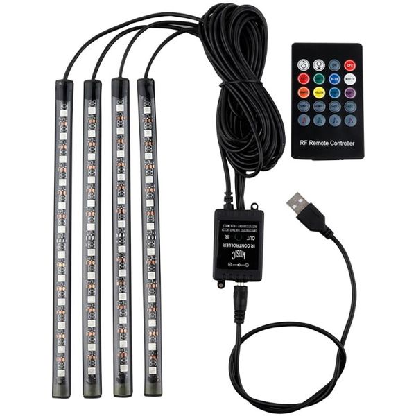 48 led car/home interior decor neon atmosphere usb light strip smd automobile led light belt music control color
48 led car/home interior decor neon atmosphere usb light strip smd automobile led light belt music control color