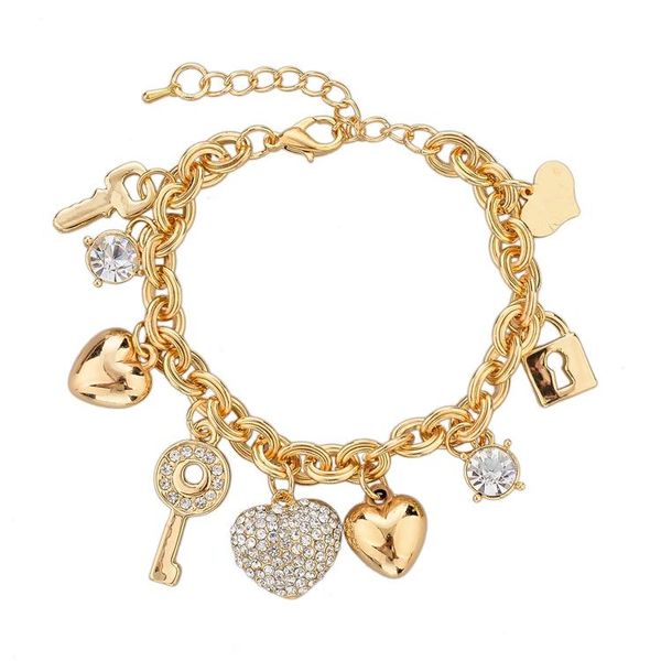 charm bracelets amour nouveauté bijoux coeur porte-bonheur & couleur or pour femme pulseras bracelet sbr140221gd, Golden;silver
charm bracelets amour nouveauté bijoux coeur porte-bonheur & couleur or pour femme pulseras bracelet sbr140221gd, Golden;silver
