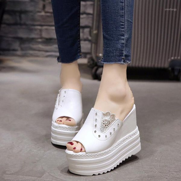 women's slippers 2019 summer super high heels 13cm roman style female slipper platform shoes for woman summer beach slippers1, Black
women's slippers 2019 summer super high heels 13cm roman style female slipper platform shoes for woman summer beach slippers1, Black