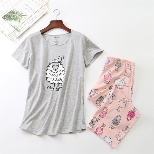 qweek cartoon printing women pajamas short sleeved pyjamas women pijama korean summer woman loungewear plus size sleepwear 2 pcs y200708, Black;red
qweek cartoon printing women pajamas short sleeved pyjamas women pijama korean summer woman loungewear plus size sleepwear 2 pcs y200708, Black;red