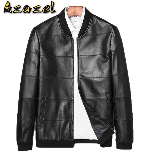 azazel 2010 new genuine leather jacket men spring sheepskin coat for men bomber jacket real leather jackets 31j1690 kj21331, Black
azazel 2010 new genuine leather jacket men spring sheepskin coat for men bomber jacket real leather jackets 31j1690 kj21331, Black