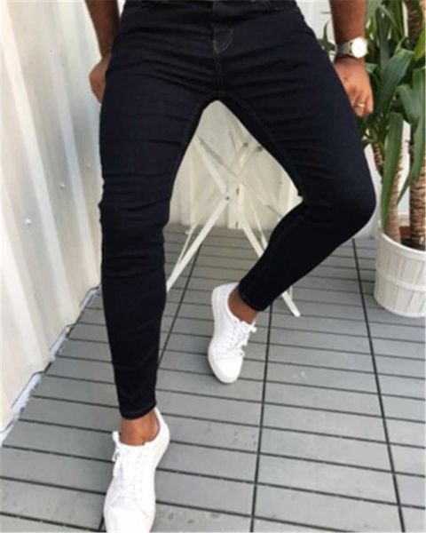 mens solid color skinny jeans fashion trend elasticity hip hop denim pencil pants spring male new zipper buttons washed casual slim jeans, Blue
mens solid color skinny jeans fashion trend elasticity hip hop denim pencil pants spring male new zipper buttons washed casual slim jeans, Blue