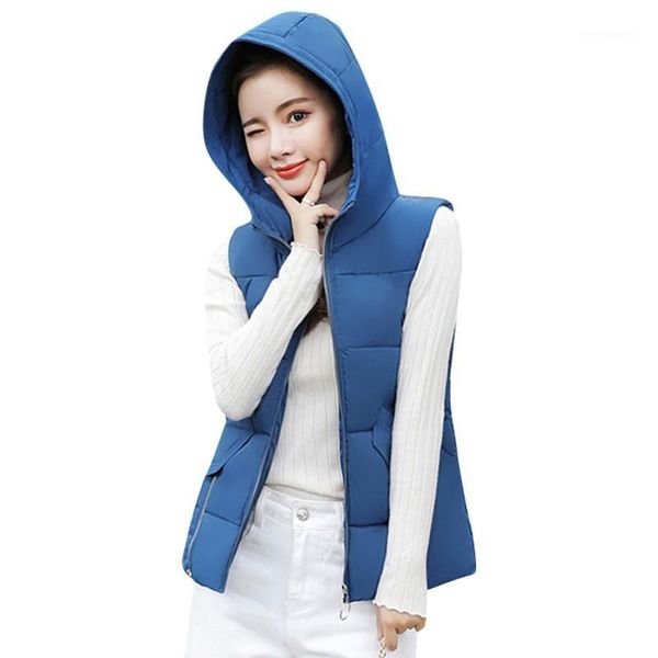 ladies fashion slim sleeveless cotton hooded vest jacket warm outdoor pocket coat1, Black
ladies fashion slim sleeveless cotton hooded vest jacket warm outdoor pocket coat1, Black
