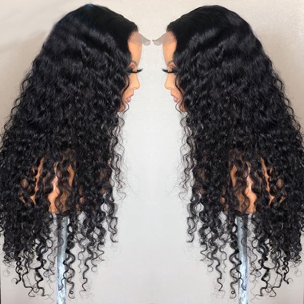 natural black long soft 20inch kinky curly wig preplucked hairline glueless lace front wig fiber baby hair, Black;brown
natural black long soft 20inch kinky curly wig preplucked hairline glueless lace front wig fiber baby hair, Black;brown