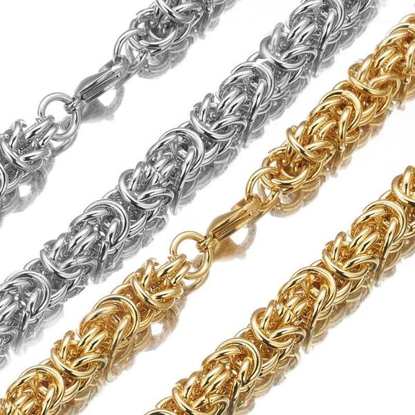 chains custom size 7"-40" 6mm 8mm 10mm fashion stainless steel gold silver color byzantine men's chain necklace or bracelet1
chains custom size 7"-40" 6mm 8mm 10mm fashion stainless steel gold silver color byzantine men's chain necklace or bracelet1