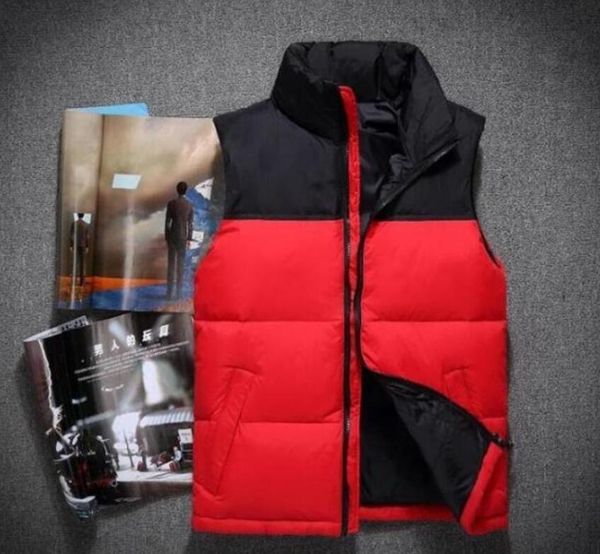 new mens jacket sleeveless vestmen's and women's the face winter fashion casual coats male down men's vest thickening waistco, Black;white
new mens jacket sleeveless vestmen's and women's the face winter fashion casual coats male down men's vest thickening waistco, Black;white