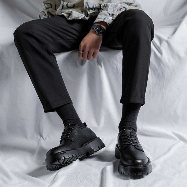 men's heightening leather shoes, thick soled business dress leather shoes, round head korean version with suit, youth small leather sho, Black
men's heightening leather shoes, thick soled business dress leather shoes, round head korean version with suit, youth small leather sho, Black