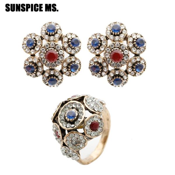 classic round crystal earring ring jewelry sets antique gold color rhinestone stud earrings bohemia ethnic wedding jewelry 2020, Silver
classic round crystal earring ring jewelry sets antique gold color rhinestone stud earrings bohemia ethnic wedding jewelry 2020, Silver