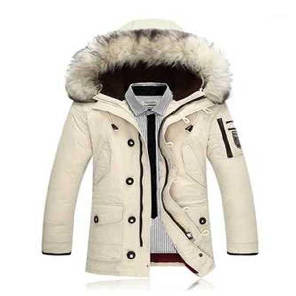 2020 winter warm men down jacket white duck fashion casual big fur collar thicken hooded jackets and coats male beige white1, Black
2020 winter warm men down jacket white duck fashion casual big fur collar thicken hooded jackets and coats male beige white1, Black