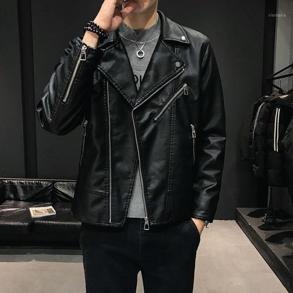 yasuguoji fashion slim fit diagonal zipper pu leather jacket men warm in winter fleece mens faux leather short jacket1, Black
yasuguoji fashion slim fit diagonal zipper pu leather jacket men warm in winter fleece mens faux leather short jacket1, Black