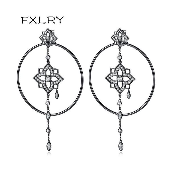 dangle & chandelier fxlry fashion white color/gun black copper inlaid zircon geometric earrings for women bridals wedding jewelry, Silver
dangle & chandelier fxlry fashion white color/gun black copper inlaid zircon geometric earrings for women bridals wedding jewelry, Silver