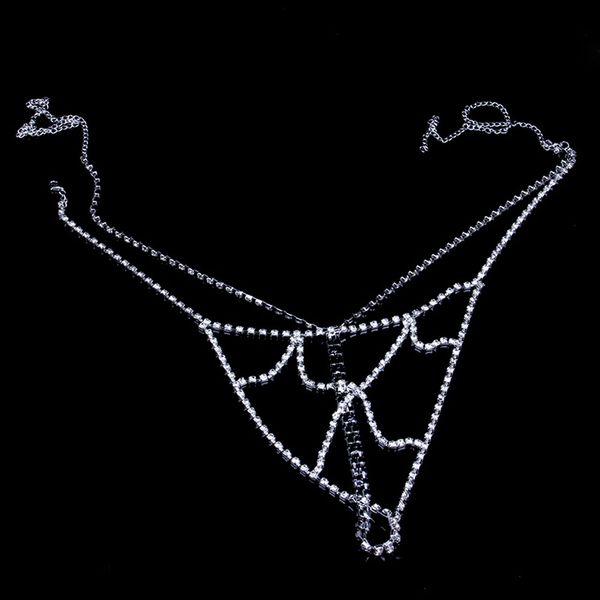 hollow rhinestone body jewelry thong waist chain for women bikini crystal panties underwear thong christmas gift, Silver
hollow rhinestone body jewelry thong waist chain for women bikini crystal panties underwear thong christmas gift, Silver