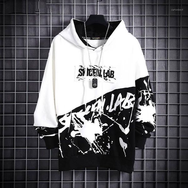 men's hoodies & sweatshirts casual men hip hop hooded 2021 mens harajuku autumn male japanese streetwear loose funny coats men1, Black
men's hoodies & sweatshirts casual men hip hop hooded 2021 mens harajuku autumn male japanese streetwear loose funny coats men1, Black