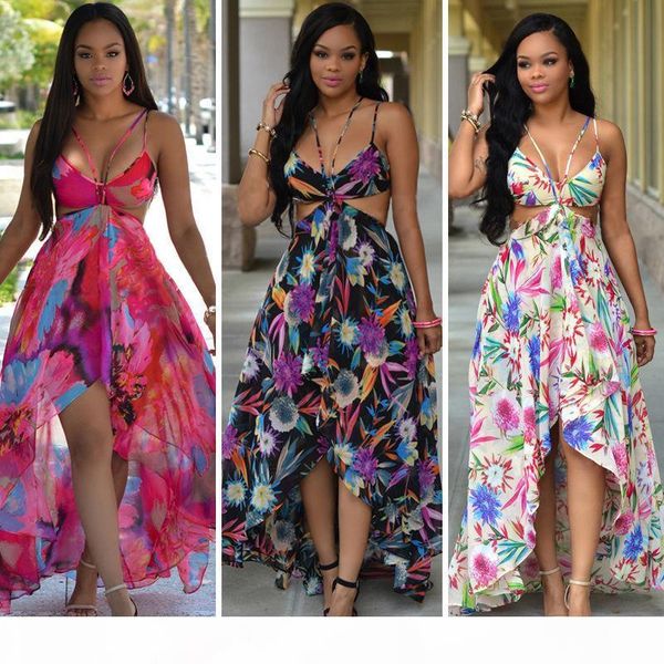 print summer dress strap deep v neck high waist beach dresses women backless long dress women bohemian style maxi prom party dress, Black;gray
print summer dress strap deep v neck high waist beach dresses women backless long dress women bohemian style maxi prom party dress, Black;gray