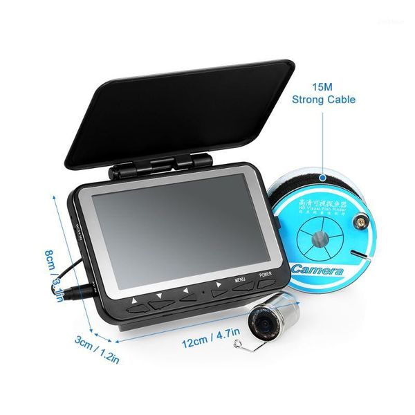 15m / 30m 1000tvl fish finder underwater ice fishing camera 4.3" lcd monitor 8 infrared ir led night vision camera1
15m / 30m 1000tvl fish finder underwater ice fishing camera 4.3" lcd monitor 8 infrared ir led night vision camera1