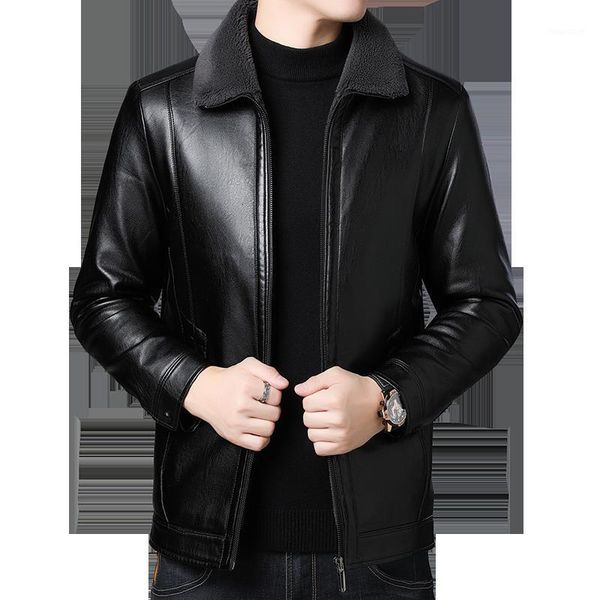 2019 new men genuine leather coat sheepskin men's short jacket leather winter jackets mens plus size m-5xl1, Black
2019 new men genuine leather coat sheepskin men's short jacket leather winter jackets mens plus size m-5xl1, Black