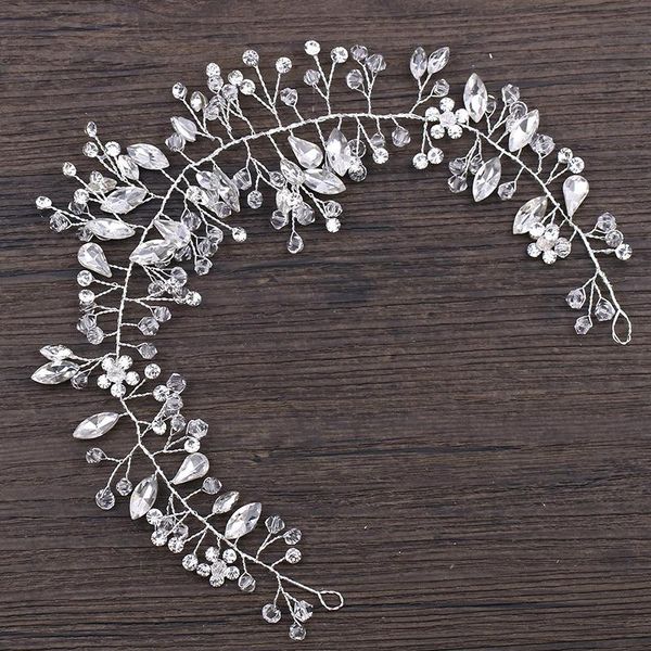 hair clips & barrettes rhinestone bridal headpiece tiara copper wire wedding accessories vine handmade headband jewelry for bride, Golden;silver
hair clips & barrettes rhinestone bridal headpiece tiara copper wire wedding accessories vine handmade headband jewelry for bride, Golden;silver