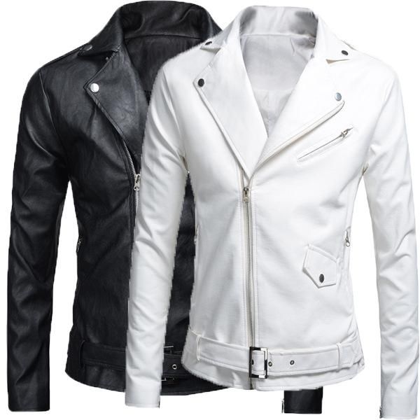 men's fur & faux pu leather jacket biker motorcycle coat white black slim fit outwear jackets short coats
men's fur & faux pu leather jacket biker motorcycle coat white black slim fit outwear jackets short coats