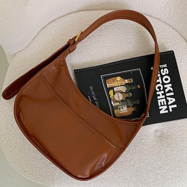 totes simple ladies half moon bag pure color women messenger niche design shoulder wide strap handbag
totes simple ladies half moon bag pure color women messenger niche design shoulder wide strap handbag