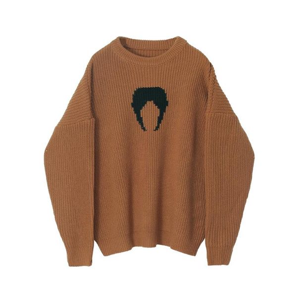 women's sweaters euramerican oversized retro thick-needle silhouette moon pattern sweater women o-neck long sleeve loose pullover lady, White;black
women's sweaters euramerican oversized retro thick-needle silhouette moon pattern sweater women o-neck long sleeve loose pullover lady, White;black