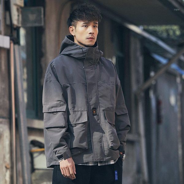 ewq / men's wear 2020 spring new jackets 3 colors long sleeve hooded jacket fashion casual oversize loose coat clothing hd5391, Black;brown
ewq / men's wear 2020 spring new jackets 3 colors long sleeve hooded jacket fashion casual oversize loose coat clothing hd5391, Black;brown