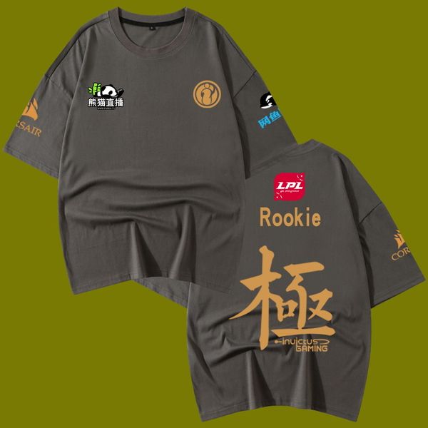 2020 summer new t-shirt league ig team uniform lpl conquering hero extremely short men and women loose half sleeve
2020 summer new t-shirt league ig team uniform lpl conquering hero extremely short men and women loose half sleeve