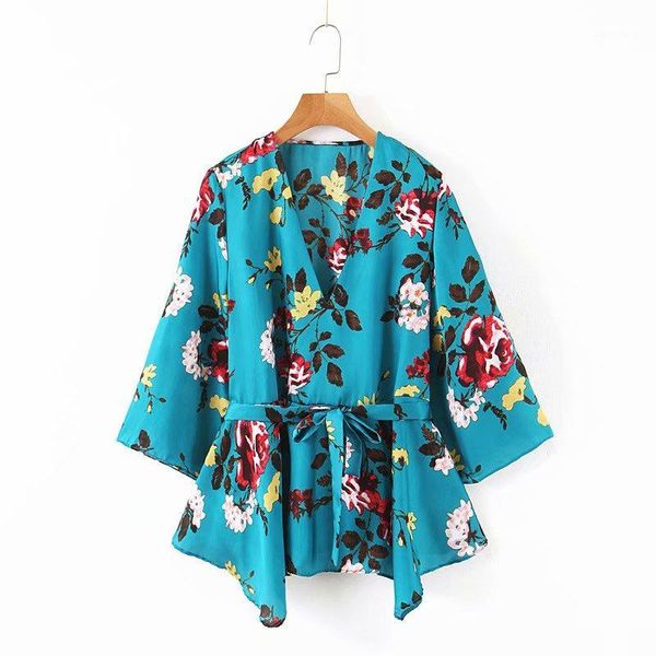 new women vintage flower printing bow sashes casual smock blouse shirts women retro irregular hem chic blusas kimono ls43901, White
new women vintage flower printing bow sashes casual smock blouse shirts women retro irregular hem chic blusas kimono ls43901, White