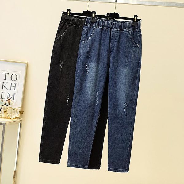 boyfriend jeans for women clothes casual vintage denim harem pants elastic large size high waisted mom jeans trousers 4xl q3412, Blue
boyfriend jeans for women clothes casual vintage denim harem pants elastic large size high waisted mom jeans trousers 4xl q3412, Blue