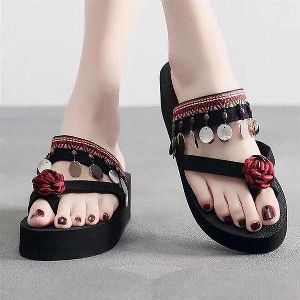 klv shoes woman summer fashion solid bohemia wedge eva slippers home bathroom beach flip flops shoes woman sandals 20201, Black
klv shoes woman summer fashion solid bohemia wedge eva slippers home bathroom beach flip flops shoes woman sandals 20201, Black