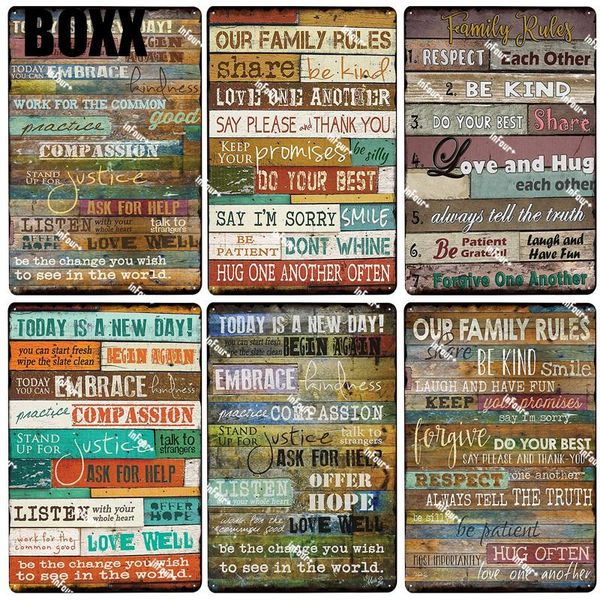 our family rules metal plate tin sign plaque car vintage pub bar decor metal sign metal poster home decoration vintage poster
our family rules metal plate tin sign plaque car vintage pub bar decor metal sign metal poster home decoration vintage poster