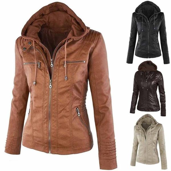 women's jackets 2021 women slim hooded jacket overcoat coat fashion winter thick warm lapel removable zipper outwear oversized, Black;brown
women's jackets 2021 women slim hooded jacket overcoat coat fashion winter thick warm lapel removable zipper outwear oversized, Black;brown