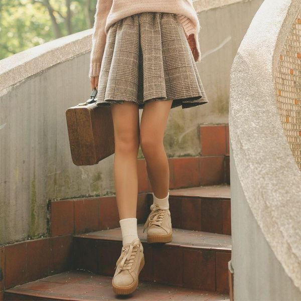 2021 autumn winter grey coffee school style student girl sweet lovely tweed skirts retro plaid high-waisted woman y2k mini skirt, Black
2021 autumn winter grey coffee school style student girl sweet lovely tweed skirts retro plaid high-waisted woman y2k mini skirt, Black