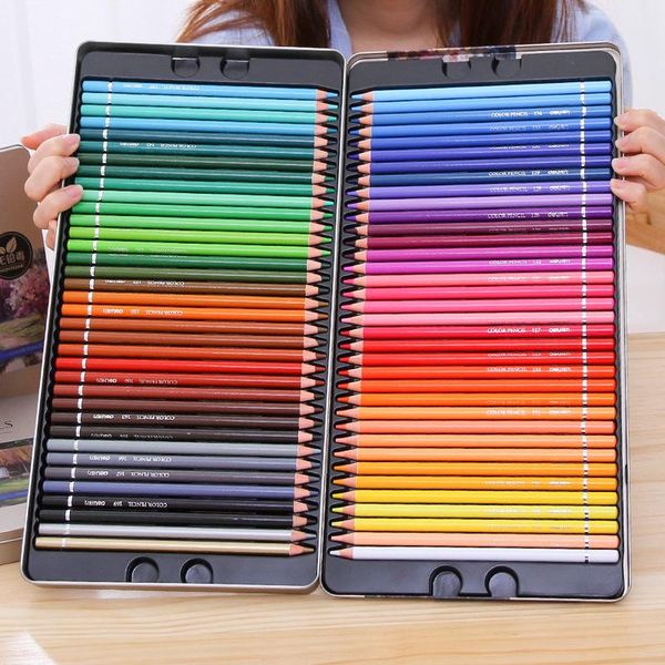 72 Colors Advanced Oily Color Sketch Pencil Art Set Children's Handmade Diy Painting Manga Supplies