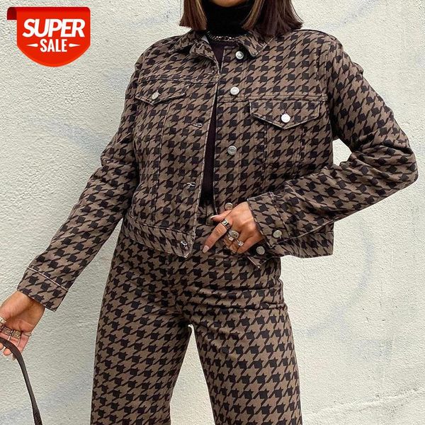 houndstooth plaid vintage cropped jacket women elegant casual autumn coat ladies button turn down collar overcoat y2k #dv0h, Black;brown
houndstooth plaid vintage cropped jacket women elegant casual autumn coat ladies button turn down collar overcoat y2k #dv0h, Black;brown