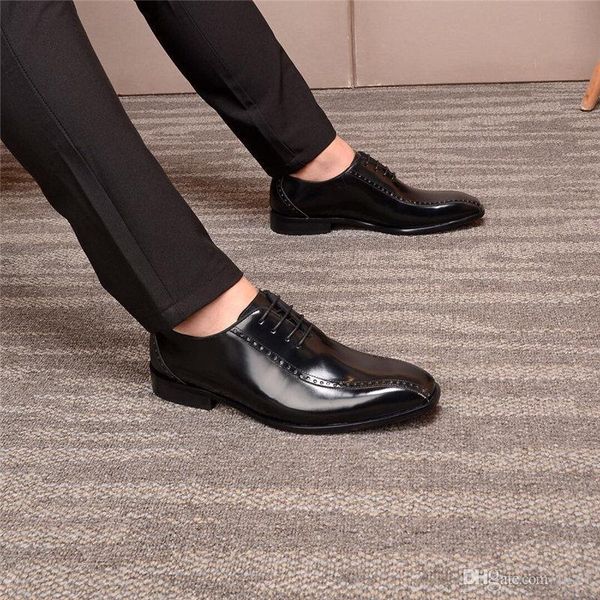 20 men genuine leather shoes wedding bride for formal party luxury dress italian designer men shoes large size casual soft casual 19ss 33, Black
20 men genuine leather shoes wedding bride for formal party luxury dress italian designer men shoes large size casual soft casual 19ss 33, Black