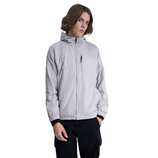 a beige functional blazer with a shoulder - down color baggy windbreaker more than a pocket pure color men's jacket, White;black
a beige functional blazer with a shoulder - down color baggy windbreaker more than a pocket pure color men's jacket, White;black