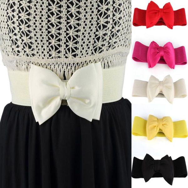 fashion waist belt 1 pcs sweet women bowknot elastic bow wide stretch summer skirt buckle party wedding waistband stretch, Black;brown
fashion waist belt 1 pcs sweet women bowknot elastic bow wide stretch summer skirt buckle party wedding waistband stretch, Black;brown
