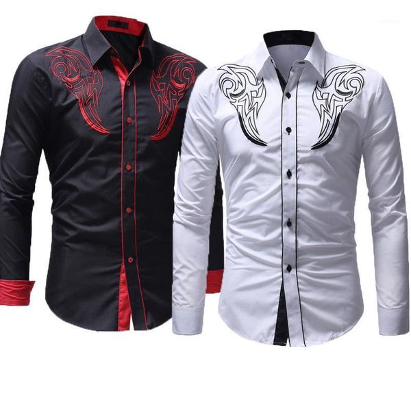 2020 new style fashion men's long sleeve shirt button up business work smart formal button plain print, White;black
2020 new style fashion men's long sleeve shirt button up business work smart formal button plain print, White;black
