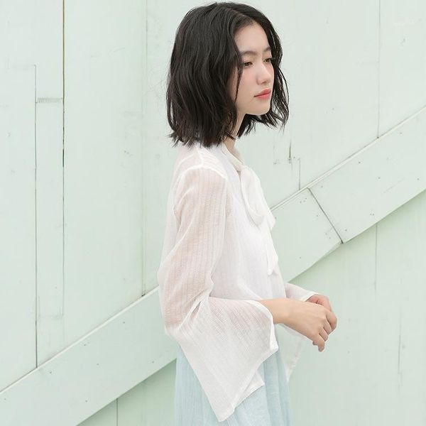see through elegant womens and blouses flare sleeve long sleeve shirts women 2018 chiffon roupa feminina1, White
see through elegant womens and blouses flare sleeve long sleeve shirts women 2018 chiffon roupa feminina1, White