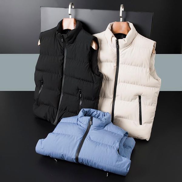 men's vests 2021 winter arrival men sleeveless jacket down cotton vest male mens windproof warm waistcoat size s-7xl,8xl, Black;white
men's vests 2021 winter arrival men sleeveless jacket down cotton vest male mens windproof warm waistcoat size s-7xl,8xl, Black;white