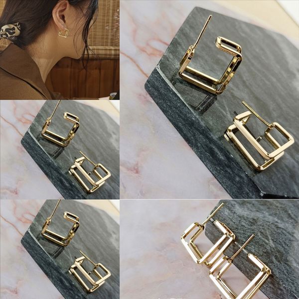 3hx7 pave arrive simple bao silver earring tiny cute geometric shape new cz small round qilai shape stud sterling square, Golden
3hx7 pave arrive simple bao silver earring tiny cute geometric shape new cz small round qilai shape stud sterling square, Golden