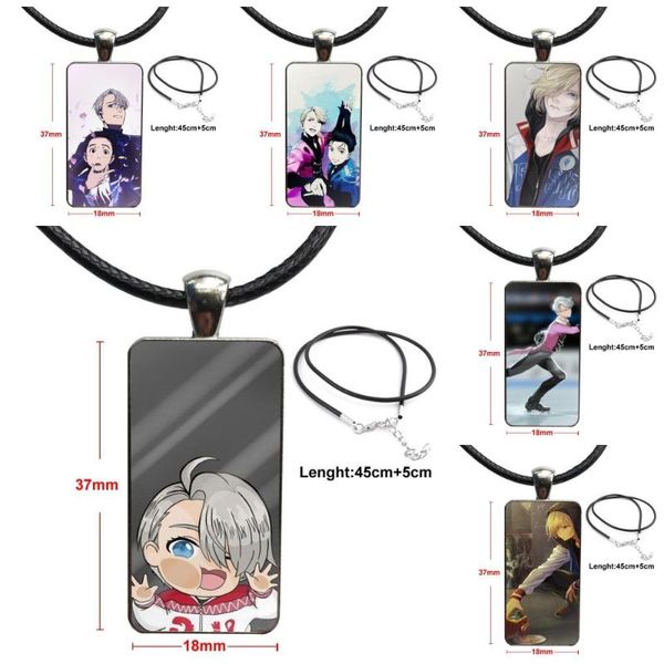 for wedding brand steel color jewelry fashion statement necklace glass necklaces pendants cartoon yuri on victor nikiforov, Silver
for wedding brand steel color jewelry fashion statement necklace glass necklaces pendants cartoon yuri on victor nikiforov, Silver